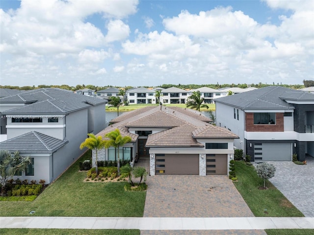 birds eye view of property featuring a residential view
