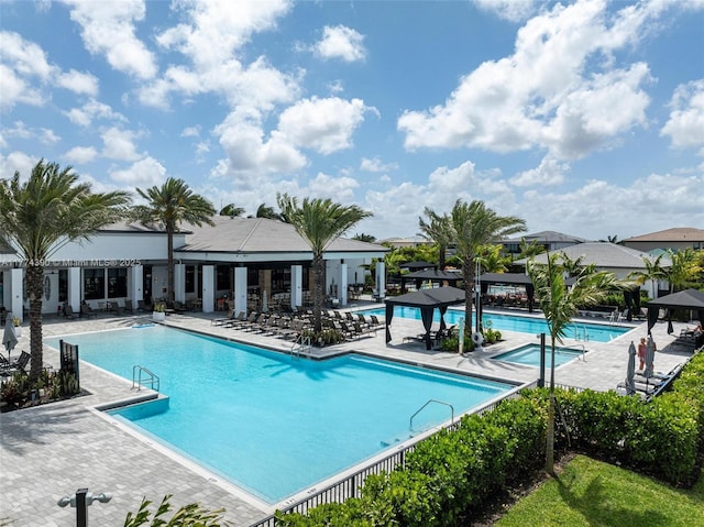 community pool featuring a patio