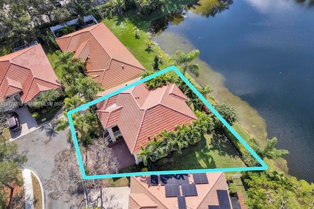 16226 Opal Creek Dr, Weston, FL 33331 - aerial view featuring a water view