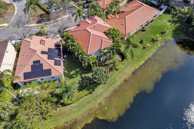 16226 Opal Creek Dr, Weston, FL 33331 - aerial view featuring a water view