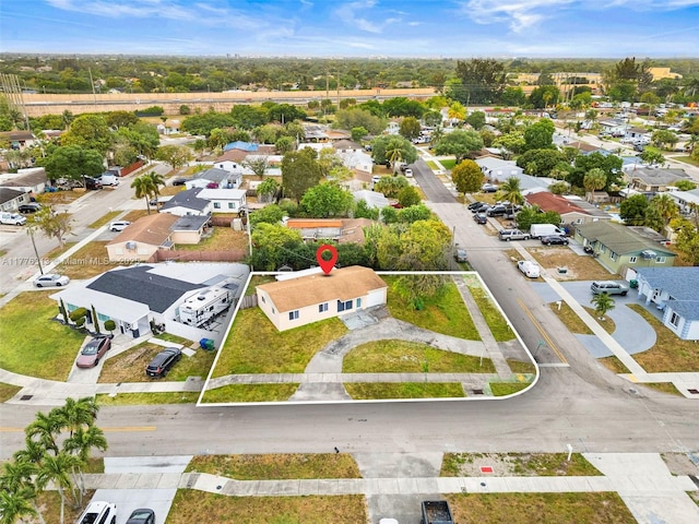 4814 SW 20th St, Fort Lauderdale, FL 33317 - aerial view with a residential view