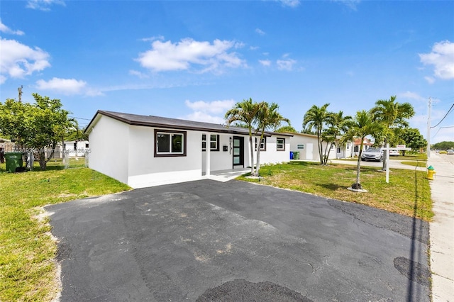 6335 Southgate Blvd, Margate, FL 33068 - view of front facade featuring stucco siding and asphalt driveway