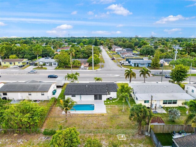 6335 Southgate Blvd, Margate, FL 33068 - aerial perspective of suburban area featuring a pool area