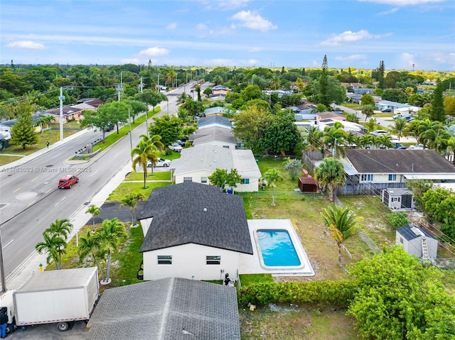 6335 Southgate Blvd, Margate, FL 33068 - aerial perspective of suburban area featuring a pool