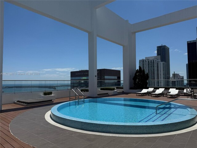 55 SE 6th St Unit 2404, Miami, FL 33131 - community pool with a water view
