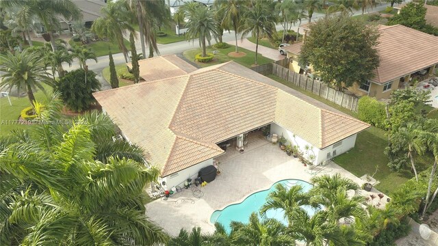 12421 SW 76th St, Miami, FL 33183 - bird's eye view