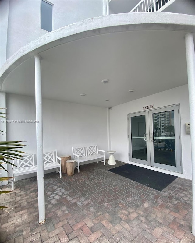 view of patio / terrace with french doors