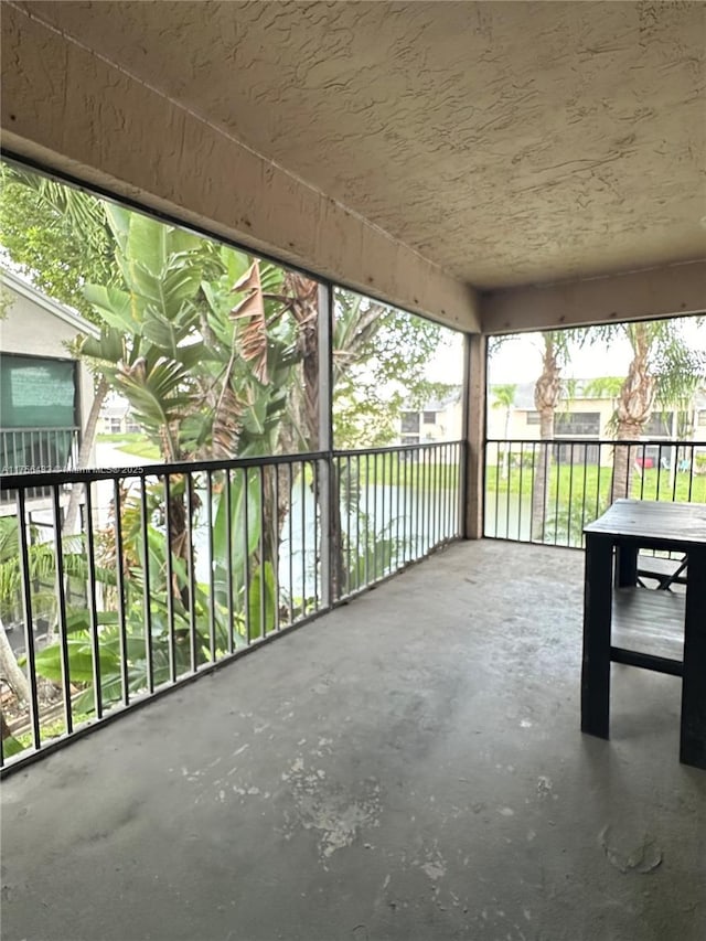 900 Constitution Dr Unit 900L, Homestead, FL 33034 - unfurnished sunroom with a water view