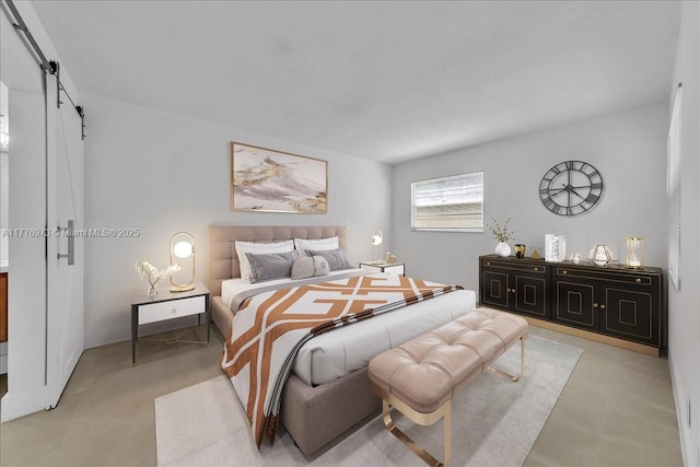 650 SW 124th Ter Unit 105P, Pembroke Pines, FL 33027 - bedroom with a barn door
