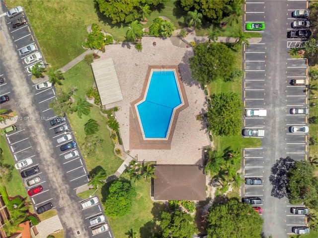 650 SW 124th Ter Unit 105P, Pembroke Pines, FL 33027 - aerial view of a pool