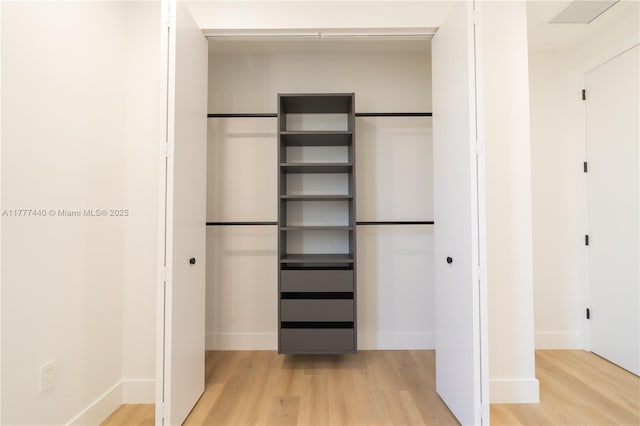 view of closet