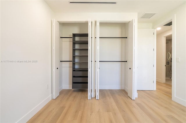 view of closet