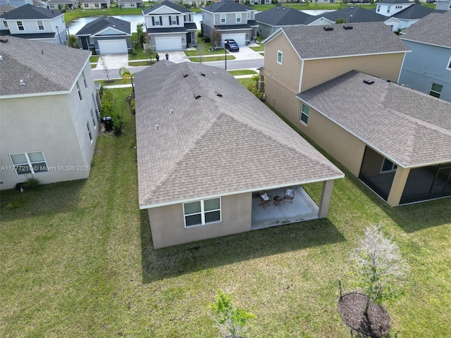 birds eye view of property featuring a residential view