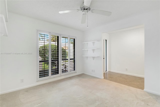 3774 SW Pheasant Run, Palm City, FL 34990 - carpeted spare room with a ceiling fan and baseboards