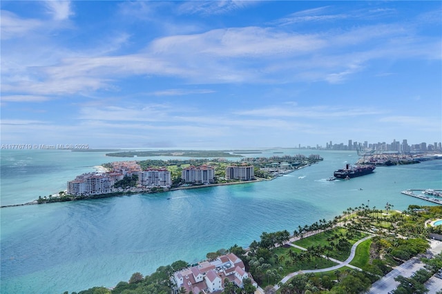 100 S Pointe Dr Unit 3102, Miami Beach, FL 33139 - bird's eye view of skyline and a nearby body of water