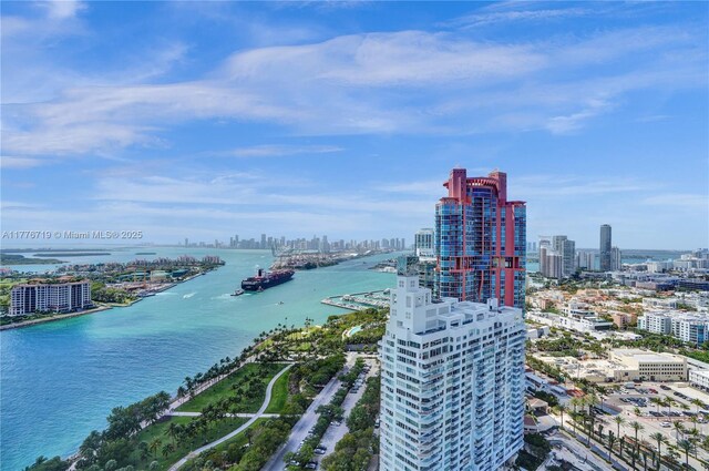 100 S Pointe Dr Unit 3102, Miami Beach, FL 33139 - aerial view of city skyline and a large body of water