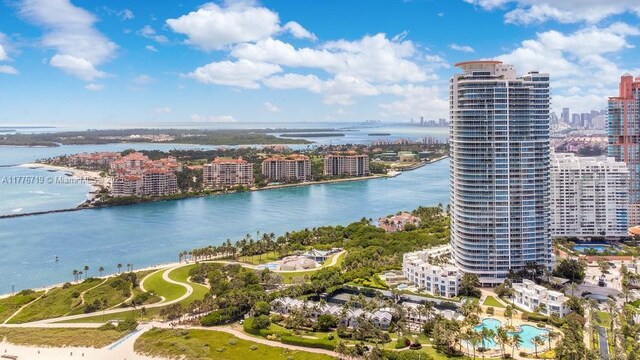 100 S Pointe Dr Unit 3102, Miami Beach, FL 33139 - view of urban area featuring a large body of water and a pool