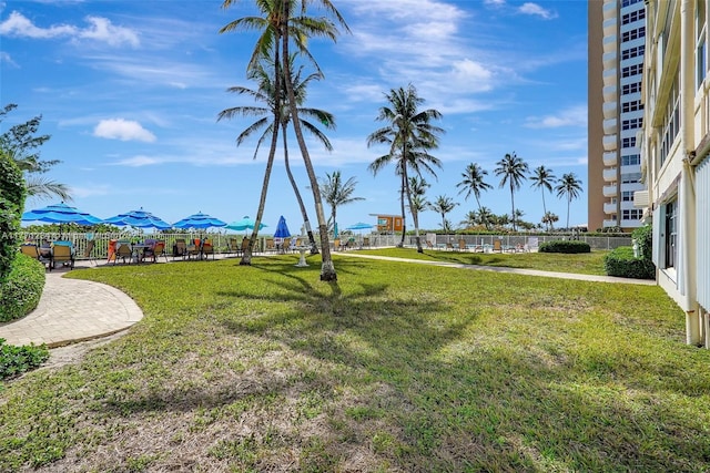 1936 S Ocean Dr Unit 2D, Hallandale Beach, FL 33009 - view of yard