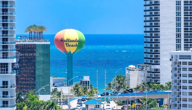 1936 S Ocean Dr Unit 2D, Hallandale Beach, FL 33009 - water view with nearby urban area