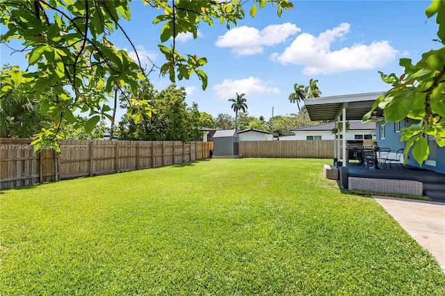 11215 NE 4th Ave, Miami, FL 33161 - fenced backyard featuring a shed