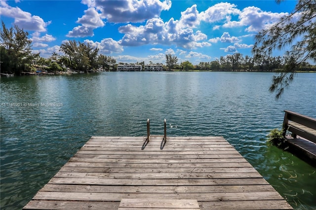 4901 SW 71st Pl Unit 4901, Miami, FL 33155 - view of dock featuring a water view