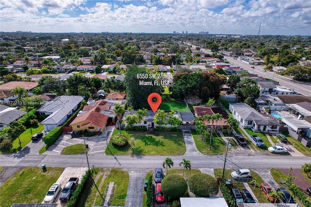 6550 SW 27th St, Miami, FL 33155 - aerial view of residential area
