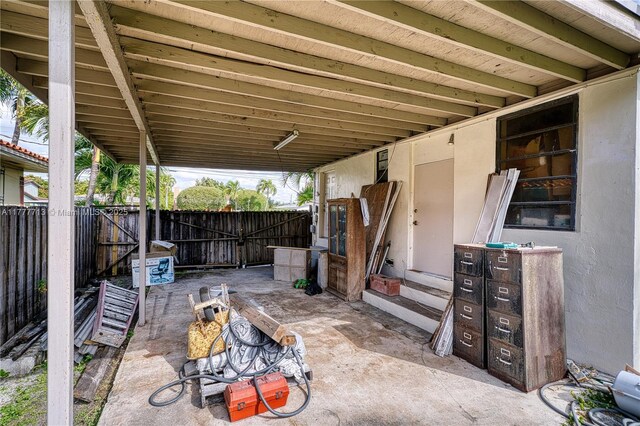 6550 SW 27th St, Miami, FL 33155 - view of patio