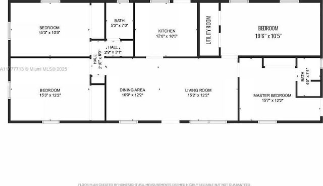 6550 SW 27th St, Miami, FL 33155 - view of property floor plan