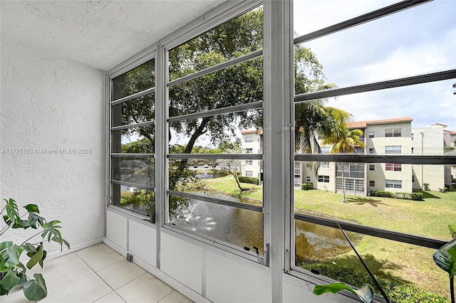 1820 SW 81st Ave Unit 3300, North Lauderdale, FL 33068 - sunroom / solarium with a water view and plenty of natural light