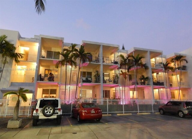 641 Espanola Way Unit 35, Miami Beach, FL 33139 - view of building exterior with uncovered parking