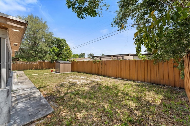 6930 SW 5th St, Pembroke Pines, FL 33023 - fenced backyard with a storage unit