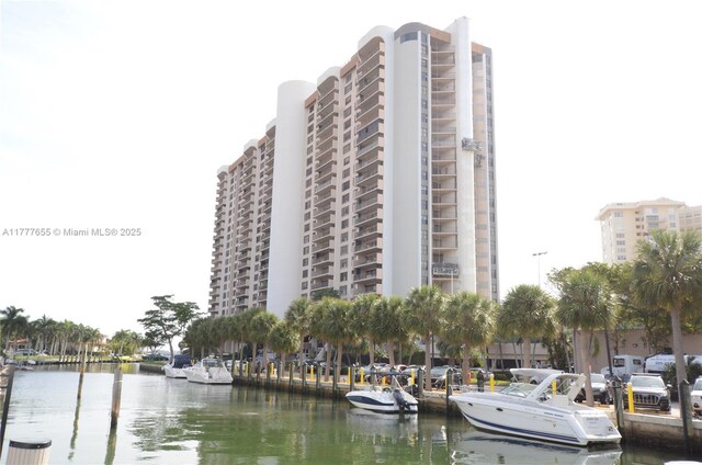 1800 NE 114th St Unit 1903, Miami, FL 33181 - view of property featuring a water view