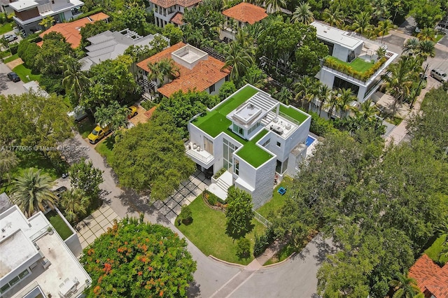 birds eye view of property featuring a residential view