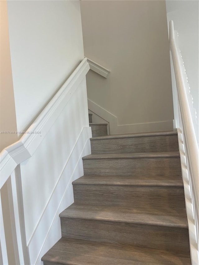 view of stairs