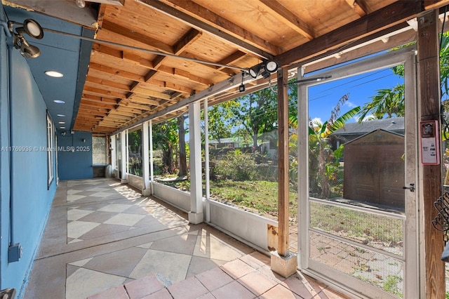4340 NW 6th St, Plantation, FL 33317 - view of unfurnished sunroom