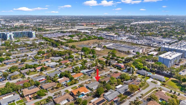 4340 NW 6th St, Plantation, FL 33317 - bird's eye view with a view of city