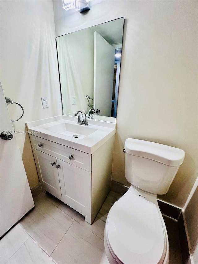 13250 SW 4th Ct Unit 405G, Pembroke Pines, FL 33027 - half bathroom featuring vanity and toilet