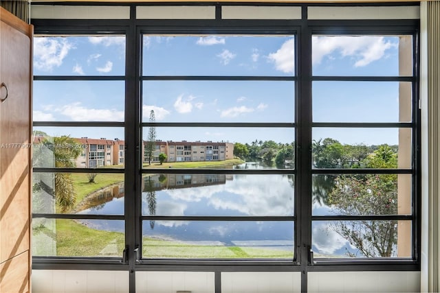 room details with a water view