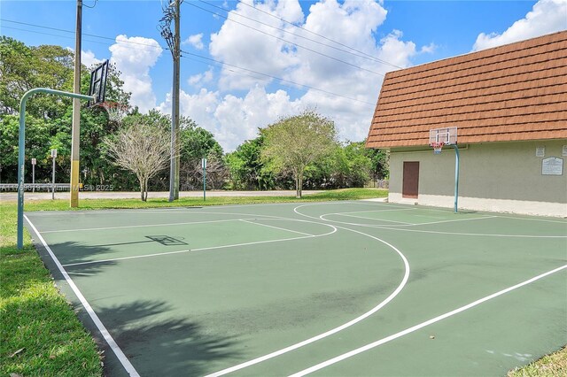 11861 SW 13th Ct, Davie, FL 33325 - view of basketball court with community basketball court