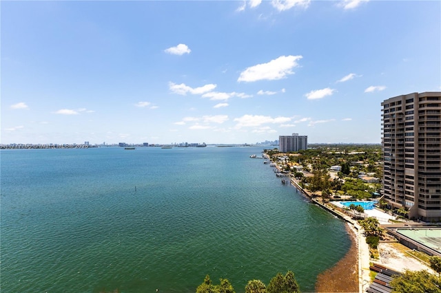 11111 Biscayne Blvd Unit 16G, Miami, FL 33181 - property view of water featuring a view of city