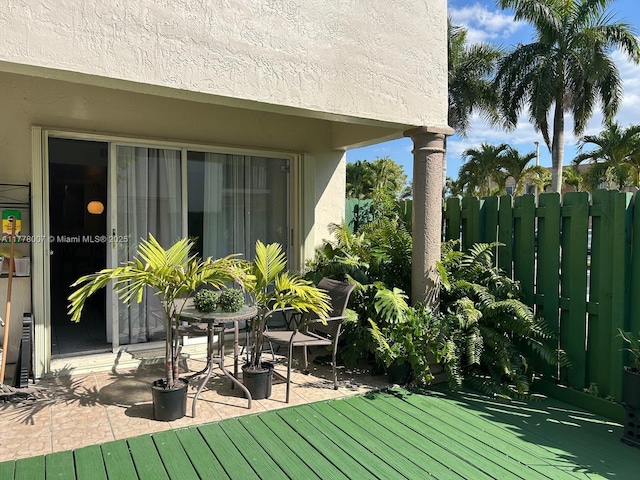 1138 NW 124th Ave Unit 2301, Miami, FL 33182 - view of patio with fence