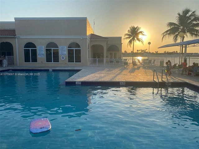 1138 NW 124th Ave Unit 2301, Miami, FL 33182 - pool featuring a patio area and fence