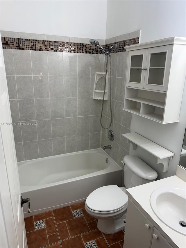 5031 SW 135th Ave Unit 5031, Miramar, FL 33027 - bathroom with bathing tub / shower combination, vanity, and toilet