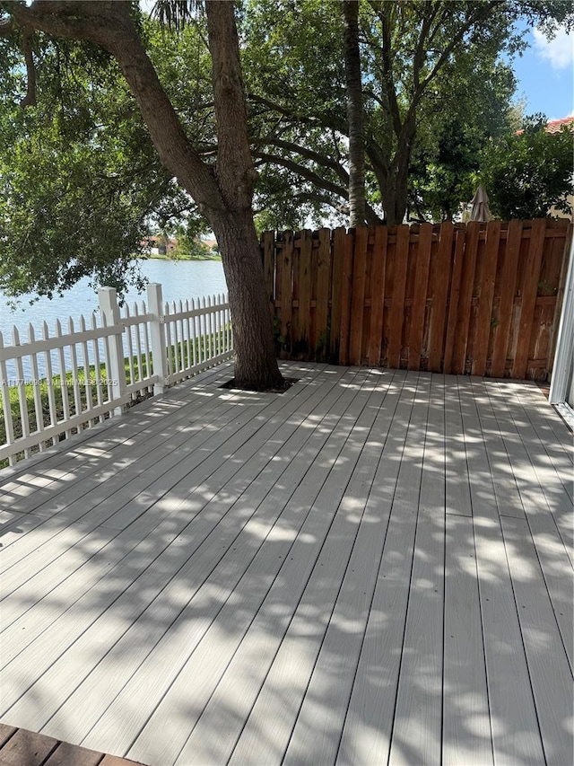 5031 SW 135th Ave Unit 5031, Miramar, FL 33027 - wooden terrace with a water view