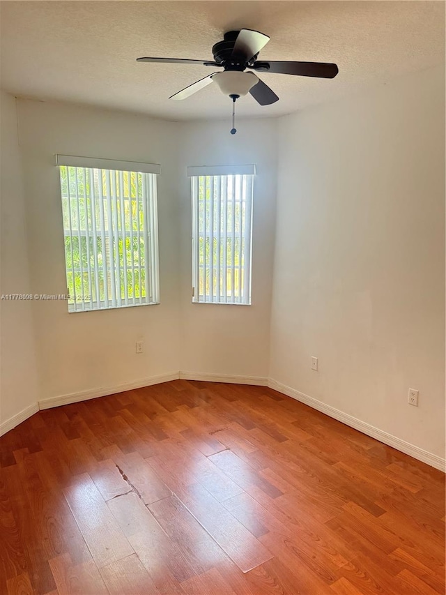 5031 SW 135th Ave Unit 5031, Miramar, FL 33027 - unfurnished room with ceiling fan, wood finished floors, and baseboards