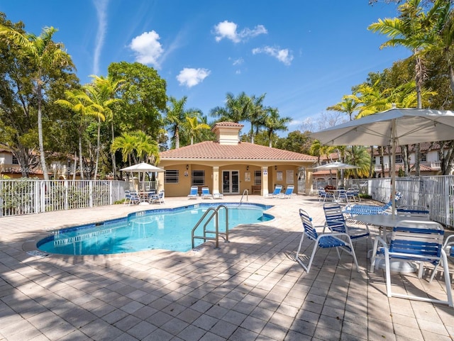 5031 SW 135th Ave Unit 5031, Miramar, FL 33027 - community pool featuring a patio and french doors