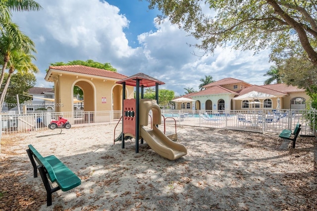 5031 SW 135th Ave Unit 5031, Miramar, FL 33027 - community jungle gym featuring a community pool