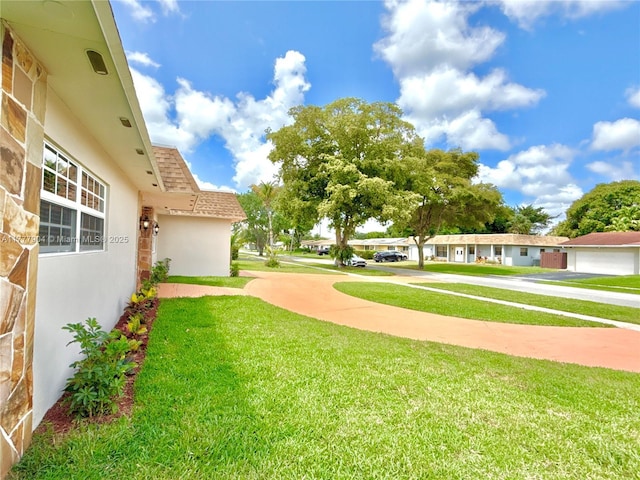 view of yard