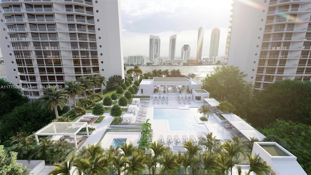 4000 Island Blvd Unit 402, Aventura, FL 33160 - exterior space featuring a view of city