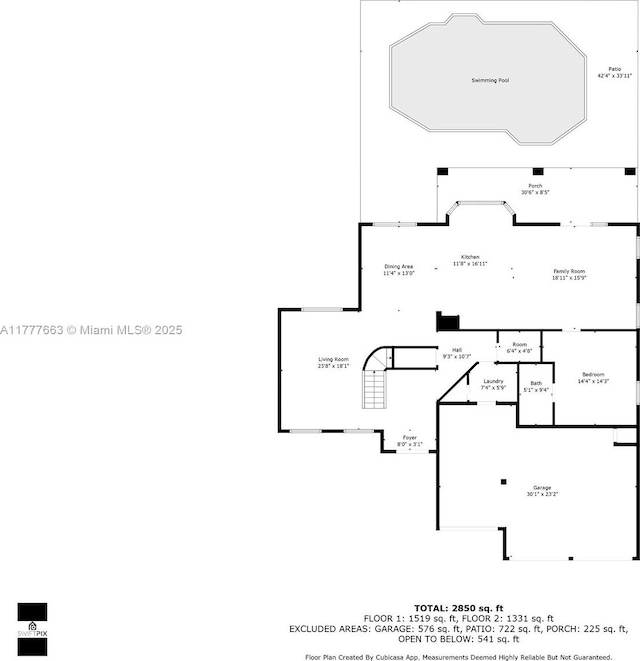 852 Heritage Dr, Weston, FL 33326 - room layout
